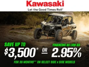 Read more about the article Kawasaki – Save Up To $2,000* on Select ATV Models