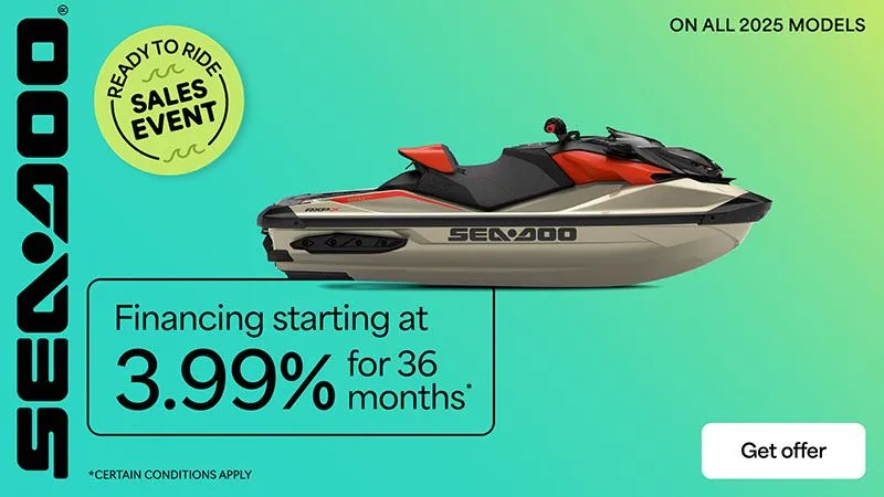 Read more about the article Sea-Doo – Financing starting at 3.99% for 36 months on all 2025 models