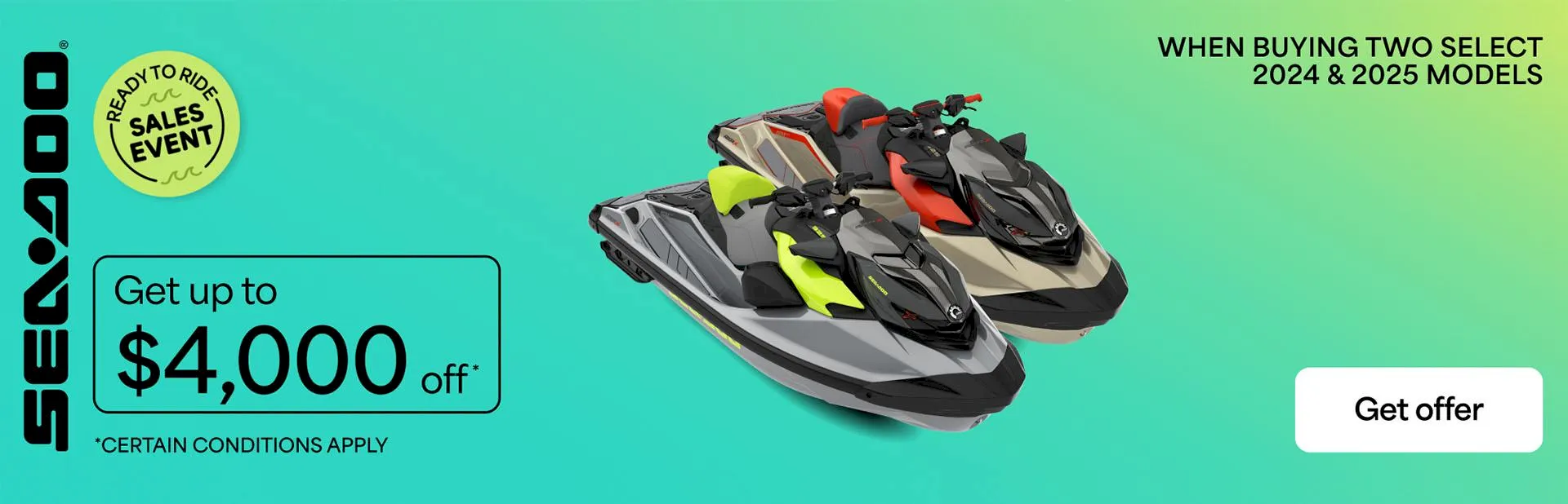 You are currently viewing Get up to $4,000 off when buying two select 2024 & 2025 PWC models